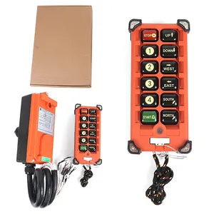 F21-E2B-10 industrial remote control for Bridge/Overhead Cranes Wireless Radio Control UHF 18-65V or 65-440V
