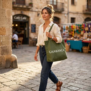 Eco Cotton Tote <b>Bag</b> | Heavy Duty Canvas Shopping <b>Bag</b> with Custom Logo Print Reusable Grocery Carry Tote OEM Export Wholesale - Product Image 3
