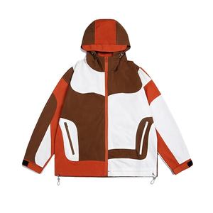 Veste coupe-vent imprimée de qualité supérieure Coupe-vent décontracté pour hommes Veste à capuche surdimensionnée - Product Image 1