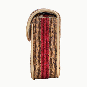 Bolso de Hombro con Cuentas y Patrón Floral, Bolso Bandolera Bohemio para Uso Diario de Mujer - Product Image 6