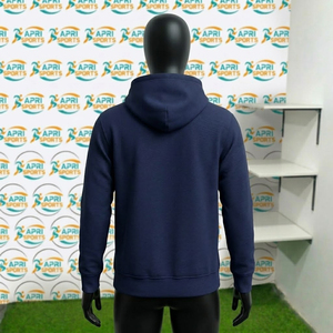 Sweat à capuche pour homme grande taille, collection automne-hiver 2026, style décontracté urbain, doublé polaire, épaissi, avec poche avant - Product Image 4