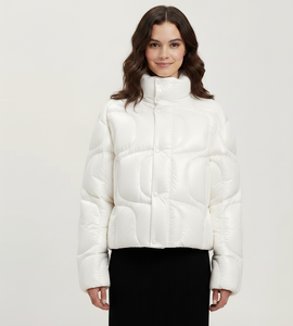 Abrigo Grueso y Cálido Personalizado al por Mayor para Mujer, Chaqueta de Piel de Zorro Natural Genuina - Product Image 2