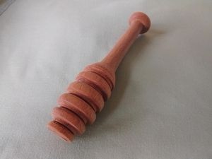Elegante cuchara de madera para miel, hecha a mano, herramienta para servir miel sobre café, té y postres. - Product Image 3