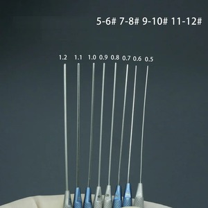 Ametrine Surgical AS-786 Sonda de Lavado y Herramienta de Desobstrucción de Pasaje Lacrimal Recta de Acero de Doble Extremo Oftálmica, Juego de 4 Piezas CE - Product Image 6