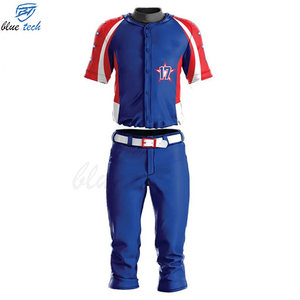 Men's Baseball Uniform Custom Team Wear Breathable Polyester Sublimation Printed Team Set Plus Size UV Protection - Product Image 4