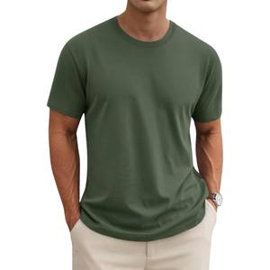 Camiseta para Hombre, Tejido de Algodón Ecológico, Sostenible, Transpirable, Duradera, Ropa Casual de Calle, Ropa de Verano, Fabricante de Marca Privada - Product Image 4