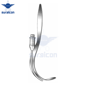 Retractor Deaver de 21.5 cm (8½ Pulgadas) de Ancho, 22 mm, con Iluminación de Fibra Óptica, Retractor Quirúrgico Reutilizable de Acero Inoxidable - Product Image 3