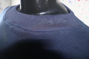 Sweat-shirt à col montant 100% coton avec broderie appliquée, col large, URBAN PRODUCTIONS - Product Image 5