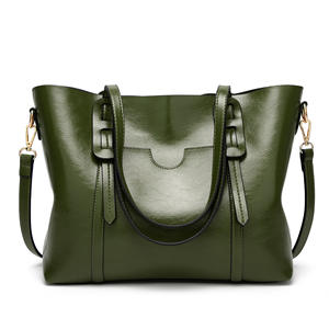Sac à main en similicuir pour femme, grande capacité, fourre-tout élégant avec fermeture éclair et pompon, sac de shopping décontracté en matériau durable - Product Image 4
