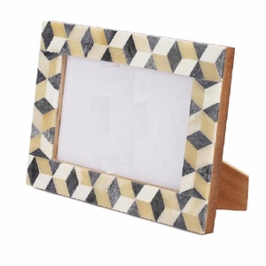 Venta caliente marco de fotos de madera con esquinas puntiagudas marco de fotos de mesa regalo de boda marco de fotos de imagen decorativa - Product Image 4