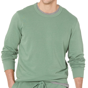 Sweat-shirt pour homme à coupe confortable, basique, en coton mélangé, prix raisonnable, col rond, tissu doux au toucher, sweat-shirt classique à enfiler - Product Image 2