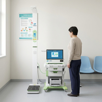 Quiosco Médico Inteligente de Alta Precisión Huasheng, con Energía Solar, para Uso Público, Servicios de Diagnóstico Rápido