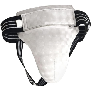 Protège-entrejambe en cuir de vachette pour MMA, protection abdominale, équipement de sécurité sportive pour l'entraînement aux arts martiaux et les sports de combat (Collection Printemps) - Product Image 3