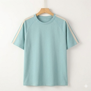 เสื้อยืดแฟชั่นผู้ชายขายดีรุ่นใหม่ คุณภาพสูง ผ้าฝ้าย คอวี แขนสั้น ทรงปกติ สวมใส่สบาย ระบายอากาศได้ดี ผลิตแบบ OEM - Product Image 4