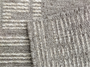 Tapis Dhurrie élégant en laine tissée à la main pour zone de réception de bureau, tapis robuste pour usage commercial à prix de gros - Product Image 4