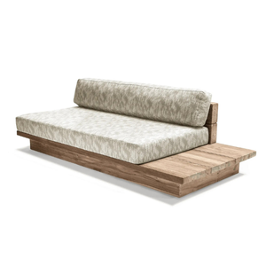 Muebles de Exterior, Juego de Sofás Magnus de Madera de Teca Sólida, Diseño Moderno y Sencillo, Duradero, para Parque, Villa, Hotel, Jardín, Patio, Terraza - Product Image 1
