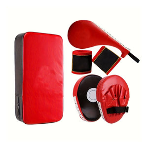 6pcs Multi-Functional Curved <b>Focusing</b> Boxing Training Hand Target <b>Pad</b> Adjustable Hand Foot Target PU Leather Durable for Unisex - Product Image 5