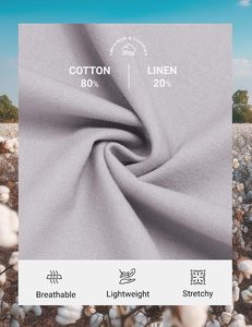 Pantalon décontracté pour homme en tissu peigné respirant, séchage rapide, écologique, avec cordon de serrage, coupe décontractée, mi-droite, été - Product Image 6