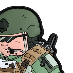 Parche de PVC de Alta Calidad para Pedidos al por Mayor, Fabricante OEM, Material de PVC con Logotipo Personalizado, Diseño en Relieve y Duradero - Product Image 4