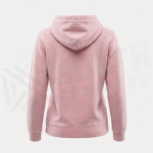 Sudadera con capucha extragrande para mujer, con cremallera completa, estampado digital frontal personalizado, efecto desgastado por el sol, forro polar, lavado ácido y anti-bolitas, ideal para invierno. - Product Image 2