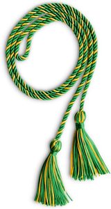 Nuevo Cordón Metálico Trenzado Verde y Dorado Modelo 2026 con Borlas para Uso en Prendas, con Precio Económico y Servicio OEM - Product Image 2