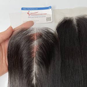 Big Sale <b>Now</b>!! Vietnamese Hair Extension Closure Frontal HD Swiss Lace Customize All Size available natural color - Product Image 1