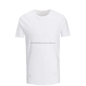 Camiseta de Verano Casual de Manga Corta para Hombre, Estilo Urbano, Tejida, 100% Algodón, Tallas Grandes, Diseño de Logotipo Personalizado OEM de Marca Privada - Product Image 4