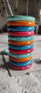 ที่จัดระเบียบสำนักงานทันสมัยแบบเรซิ่นเต็มชิ้น เป็นมิตรกับสิ่งแวดล้อม พร้อมชามและช้อน ขนาด 23x21 ซม. ของตกแต่งห้องนั่งเล่นและห้องครัว - Product Image 4