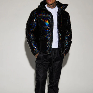 Top quality bubble jacket men insulated winter coat best quality wholesale custom logo unique design - Product Image 2