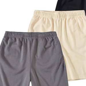 Pantalones Cortos Deportivos Casuales y Cómodos para Hombre, Modelo 2026, Ligeros, de Color Sólido, 100% Algodón, Cintura Elástica, Secado Rápido - Product Image 2