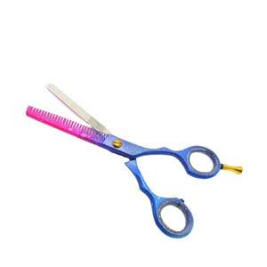 Tijeras de Peluquería Profesionales para Adelgazar el Cabello con Impresión de Color Personalizada y Logotipo Grabado con Láser - Product Image 1