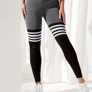 Legging de sport sans couture pour femme, taille élastique, effet push-up fessier, tie-dye, pour yoga, impression par sublimation, service OEM - Product Image 5