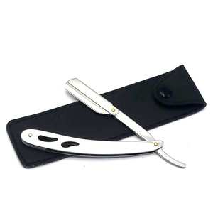 Maquinilla de Afeitar de Acero Inoxidable con Mango de Plástico Premium, Logotipo Personalizado OEM, Herramienta de Aseo Profesional y Duradera para Hombres - Product Image 2