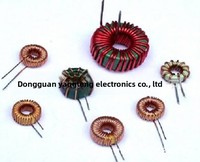 Bobine d'inductance toroïdale haute intensité 10A 20A 30A pour alimentation d'onduleur solaire, noyau en ferrite avec fil de connexion