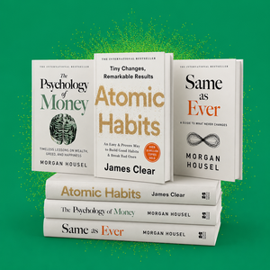 Ensemble de 3 livres : psychologie de l'argent, habitudes atomiques et le même succès que toujours, vente en gros, impression personnalisée, stock disponible - Product Image 1