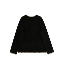 Women's Wool Acrylic <b>Cardigan</b> Elegant Solid Color Full Sleeve Button Up Winter <b>Thick</b> Knitted Short Coat With Pockets - Product Image 5