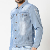 Veste en jean moderne pour homme, coupe slim, vêtements décontractés avec poches et fermeture à boutons, veste d'hiver