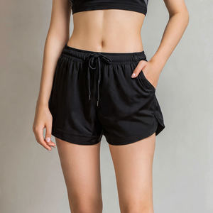 Shorts Deportivos de Secado Rápido para Mujer, con Cordón en la Cintura, para Yoga, Ciclismo, Correr, Uso Casual - Product Image 1