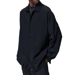 Veste coupe-vent légère en nylon recyclé Ripstop pour homme, avec boutons-pression, pour activités de plein air, fabricant OEM sur mesure - Product Image 4