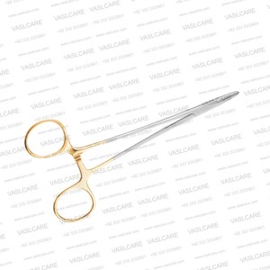 Porte-aiguille Crile-Wood Onyx 6″ (15 cm) à mâchoires 4000, pour gaucher, en carbure de tungstène, pour sutures 4-0, instrument de chirurgie générale par Vaslcare - Product Image 3