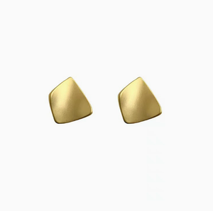 Gold Plated Square <b>Stud</b> <b>Earrings</b> Geometric Chunky Ear <b>Studs</b> for Women Party Wedding Gift - Product Image 1