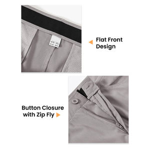 Servicio OEM, Pantalones de Golf Casuales de Lona Ligera, Corte Recto, Cintura Media, Estilo Moderno, para Hombre, Ajuste Casual, Elásticos - Product Image 4