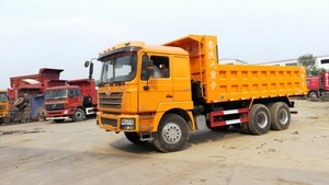 Camion benne poids lourd Shacman F3000 6x4, capacité 41-50t, moteur diesel, transmission manuelle pour le transport d'engins - Product Image 2
