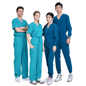 ชุดเครื่องแบบนางพยาบาลชุดเสื้อสครับสีขาวสำหรับโรงพยาบาลชุดยูนิฟอร์ม - Product Image 6