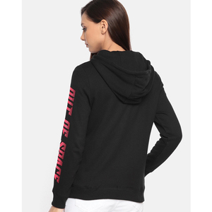 Sudadera informal para mujer, estilo streetwear, de forro polar suave, con bolsillo canguro, 100% algodón, transpirable, para invierno. - Product Image 2