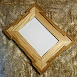 GrandEra Dual Slot <b>Frame</b> Custom Mango or Acacia Wood Desk <b>Frame</b> with Twin Photo Windows for Milestone Event <b>Memories</b> - Product Image 1