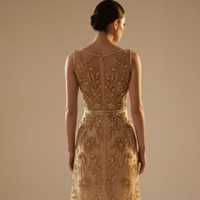 Robe de soirée sirène personnalisée, écologique, à sequins dorés, sans manches, longueur ras du sol, avec traîne, pour femme