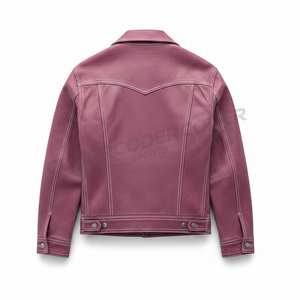 Veste en cuir d'agneau véritable personnalisée de qualité supérieure, prix d'usine, nouveau design tendance, lavée, avec fermeture éclair, pour l'hiver, pour hommes - Product Image 2