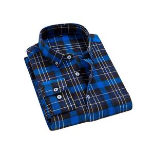 Chemise en flanelle pour homme respirante et anti-rides à col montant, confortable et élégante pour un usage quotidien, printemps 2024 - Product Image 6