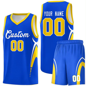 Customizable Youth Reversible Basketball Uniform Set Plus Size Design Your Own Sublimation Basketball Jersey - Product Image 2